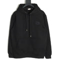 Dior CD Three-Color Badge Patch Hoodie - Black