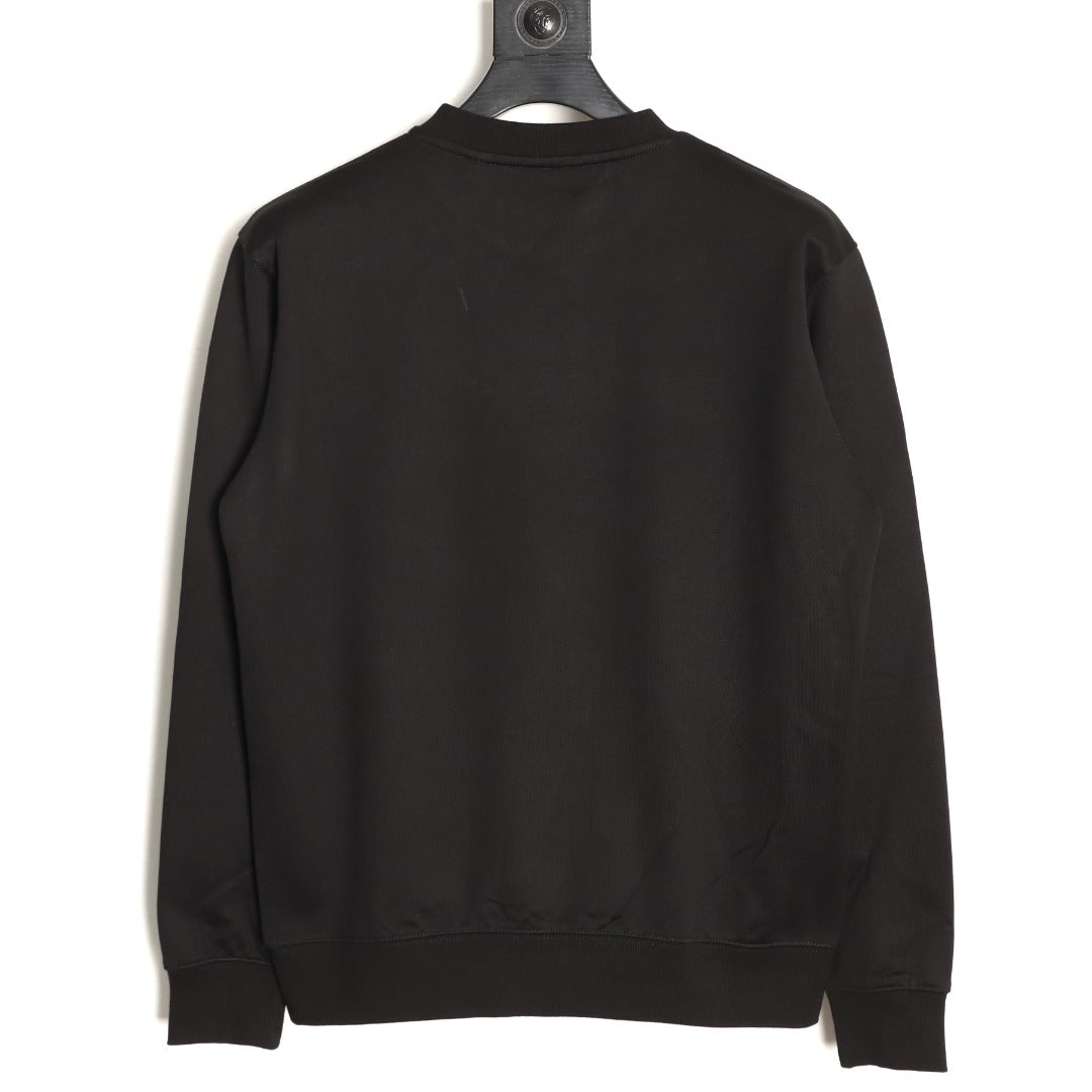 Burberry Multicolor Lettering Crewneck Sweatshirt - Black