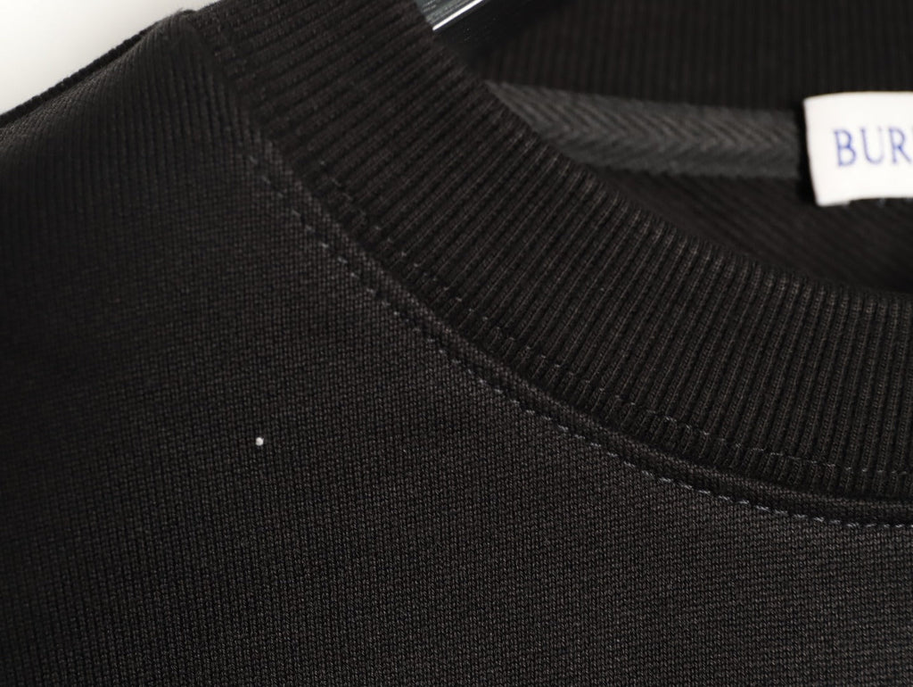 Burberry Multicolor Lettering Crewneck Sweatshirt - Black